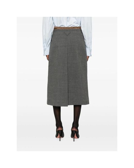 Prada Gray Skirts
