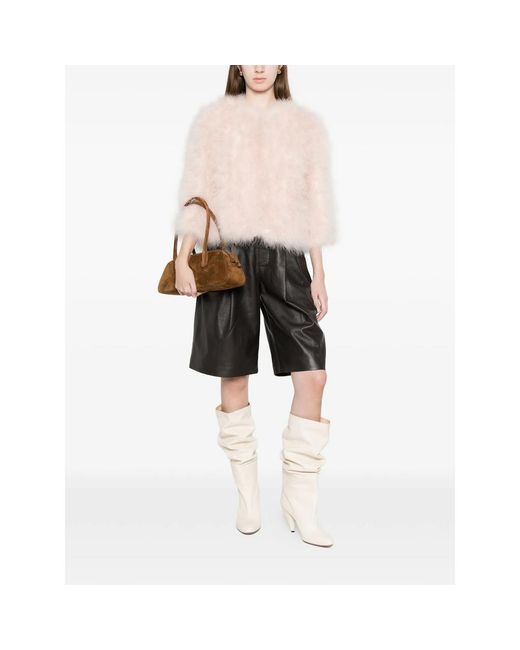 Yves Salomon Gray Shorts
