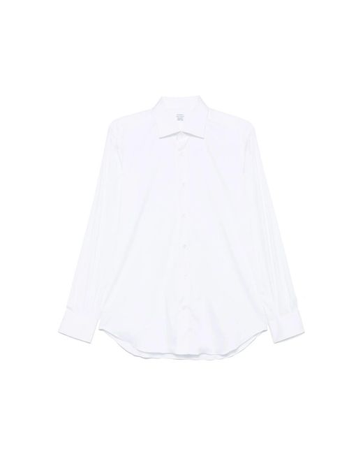 Mazzarelli White Button-Down Shirt for men