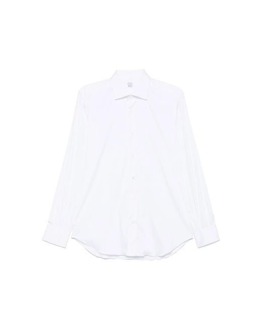 Mazzarelli White Button-Down Shirt for men