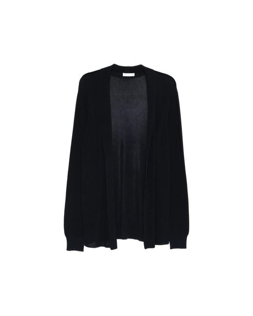 Roberto Collina Black Open-Front Cardigan for men