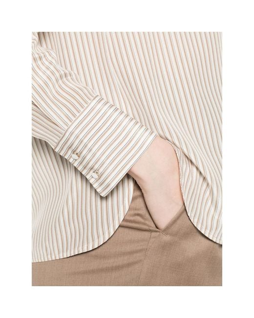Max Mara White Neutrals Tops