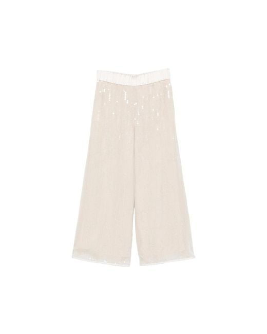 Peserico Natural Neutrals Trousers