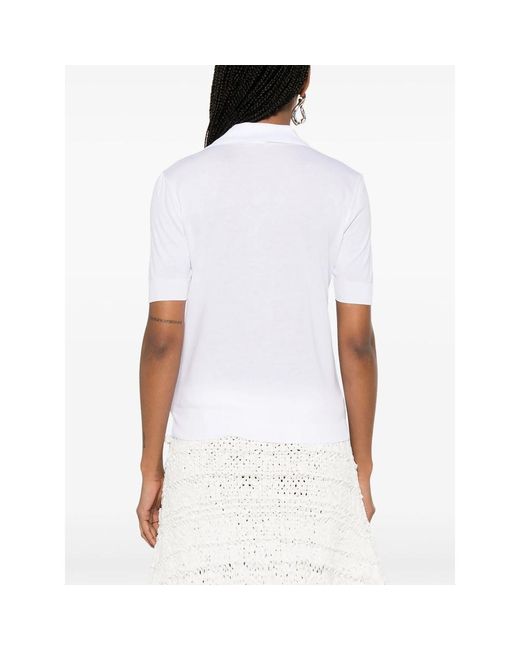 Calvin Klein White Ribbed T-Shirt