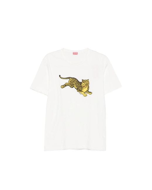 KENZO White T-Shirts & Vests for men