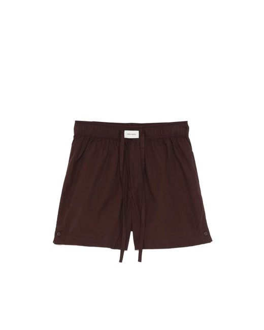 Entire studios Purple Drawstring Shorts