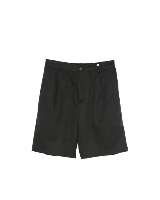 Myths Black Tailored Shorts for men