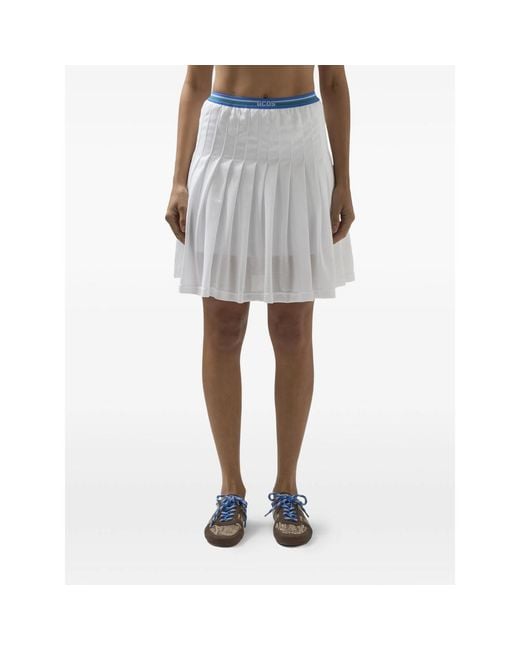 Gcds Gray Polyester Skirt