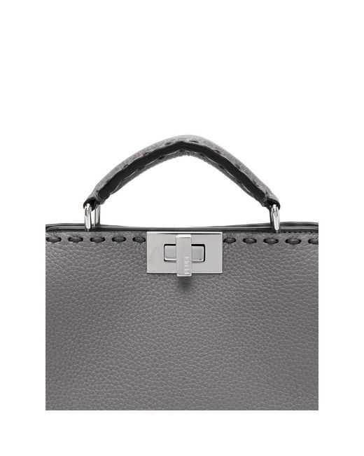 Fendi Gray Shoulder Bags for men