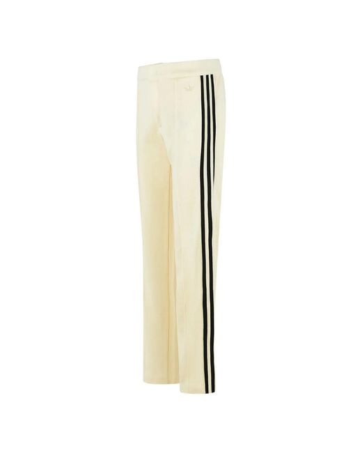 Adidas by Wales Bonner Natural Side-Stripe Logo-Detail Trousers