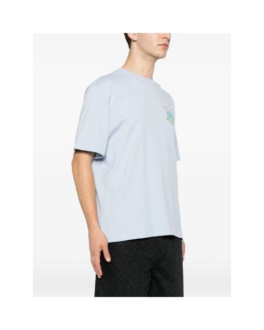 Amiri Blue T-Shirt Cotton for men