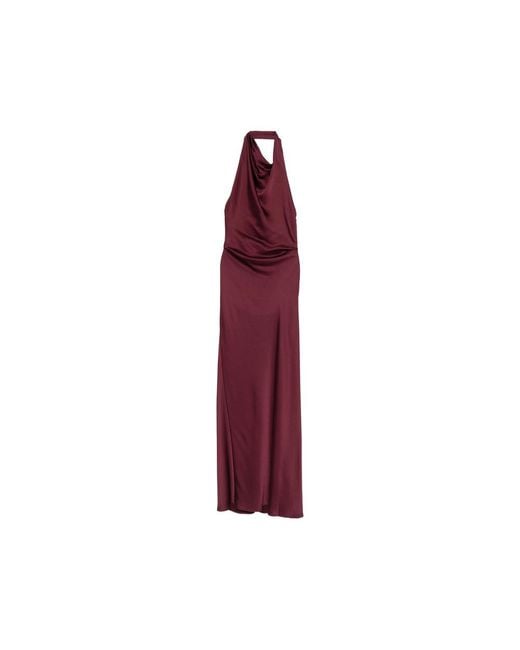 Jonathan Simkhai Red Halterneck Maxi Dress