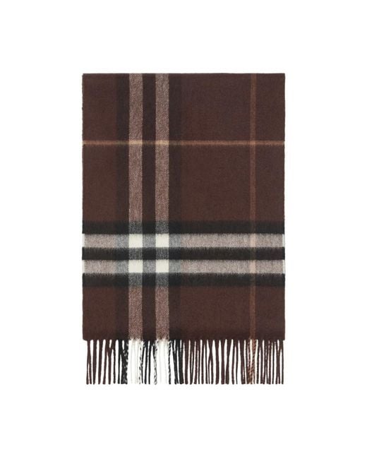 Burberry Brown Scarves for men