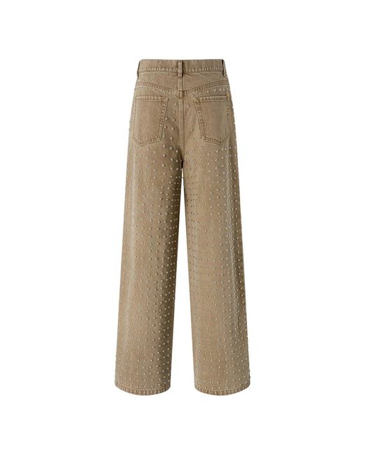 Pinko Natural Jeans With Studs