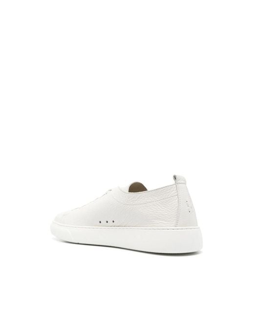 Henderson White Leather Sneakers for men