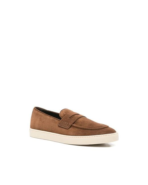 Canali Brown Loafers for men
