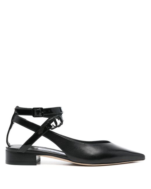 Jimmy Choo Black Jemima Flat