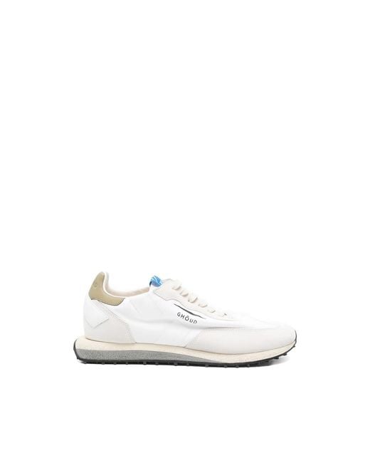 GHOUD VENICE White Metallic Detail Sneakers for men
