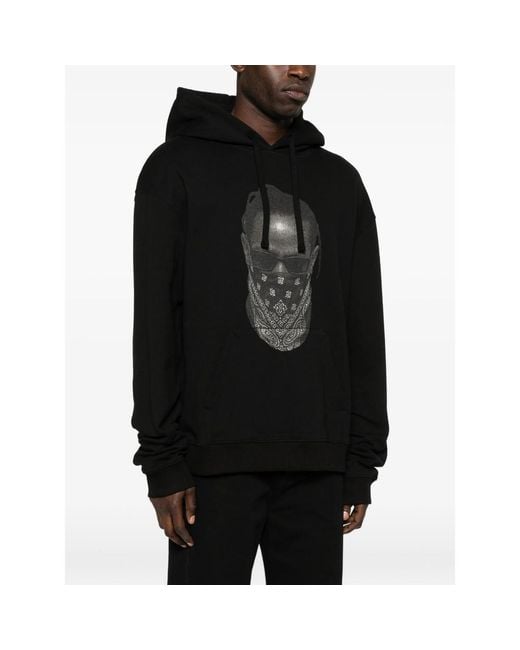 Ih Nom Uh Nit Black Mask On Front Hoodie for men