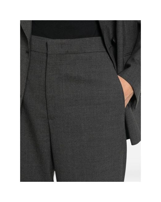 Tagliatore Black Double-Breasted Peak-Lapels Suit