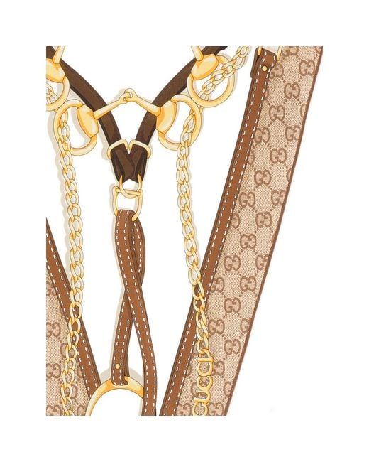 Gucci Metallic Neutrals Scarves
