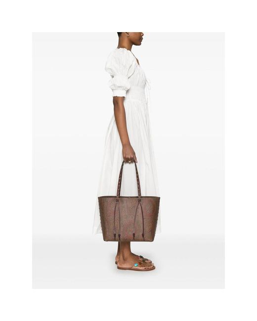 Etro Brown Shoulder Bags