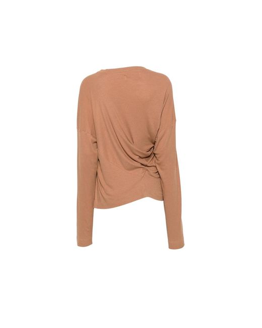 Vivienne Westwood Brown Orb-Embroidered Long-Sleeve T-Shirt
