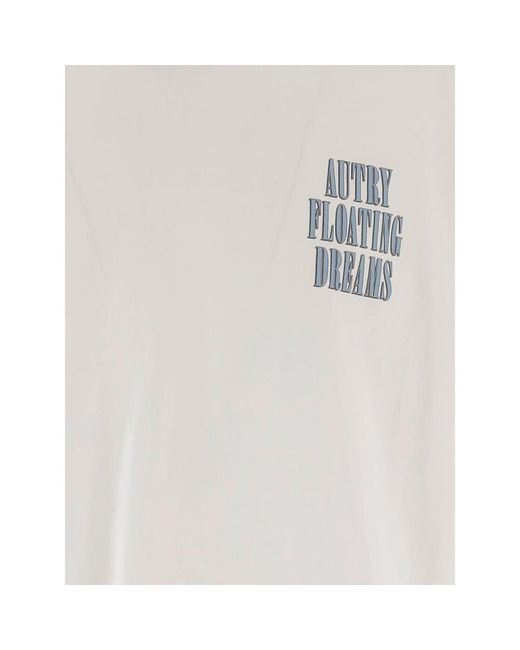 Autry White T-Shirt Crew Neck for men