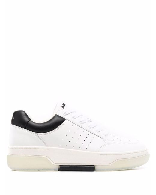 Amiri Leather Stadium Low-top Sneakers in White for Men - Lyst