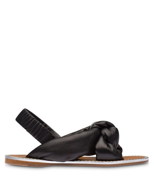 miu miu knotted sandals
