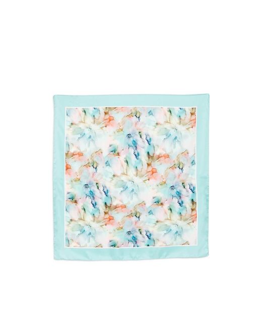 D'Aniello Blue Floral Oceano Scarf