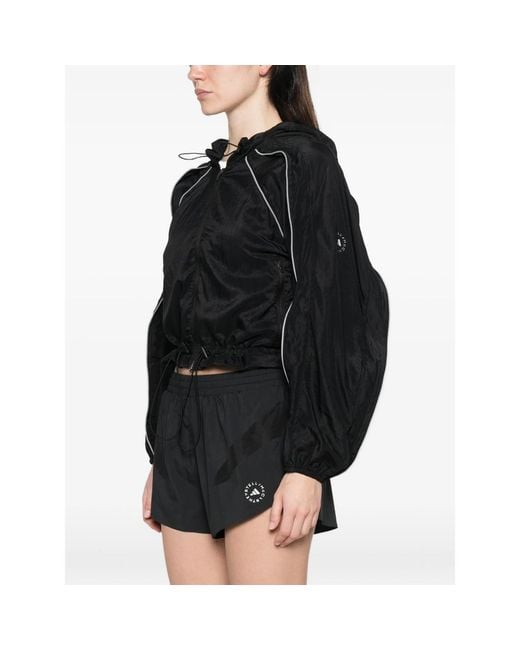 Adidas By Stella McCartney Black Bomber Jacket