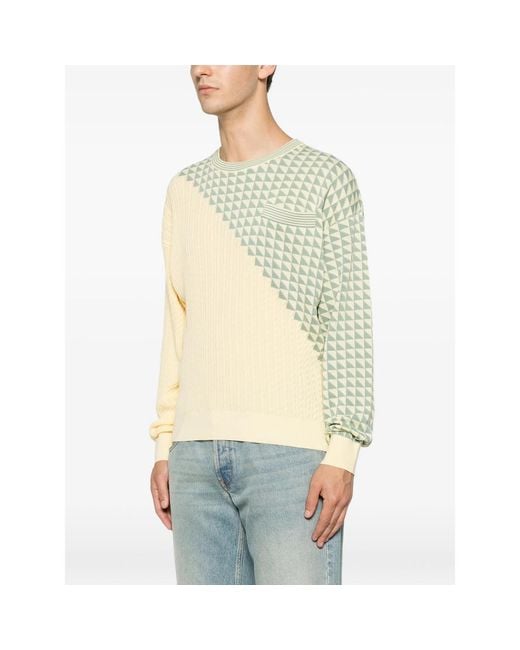 Versace Natural Neutrals Sweaters & Knitwear for men