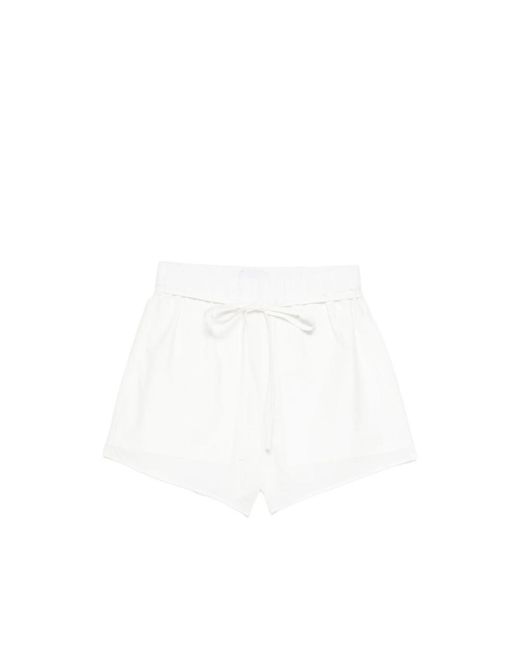 Bondi Born White Drawstring Shorts