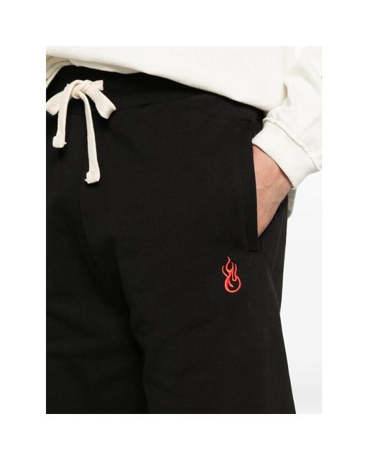 Vision Of Super Black Drawstring Shorts for men