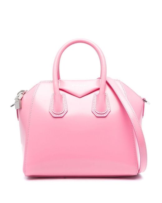Givenchy Pink Mini Antigona Tote Bag