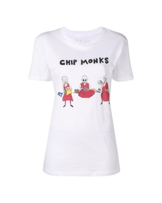 Unfortunate Portrait White Chip Monks T-shirt