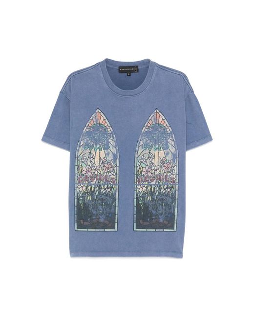 Who Decides War Blue Printed T-Shirt for men