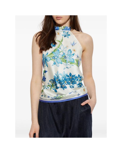 Ferragamo Blue Tops