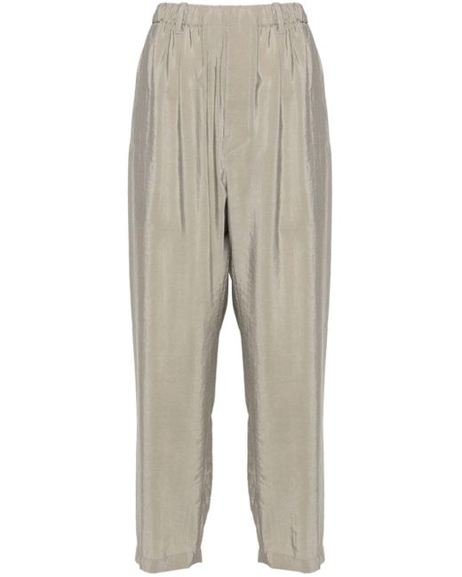Lemaire Natural Silk-blend Tapered Trousers