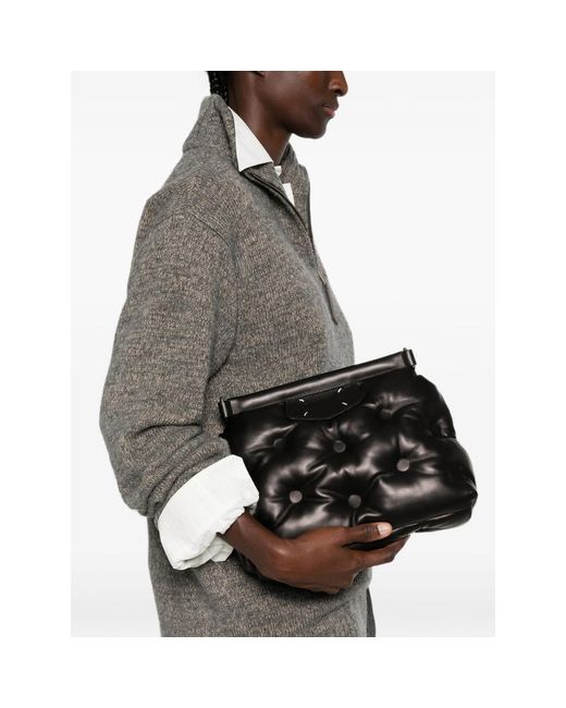 Maison Margiela Black Glam Slam Clutch Bag