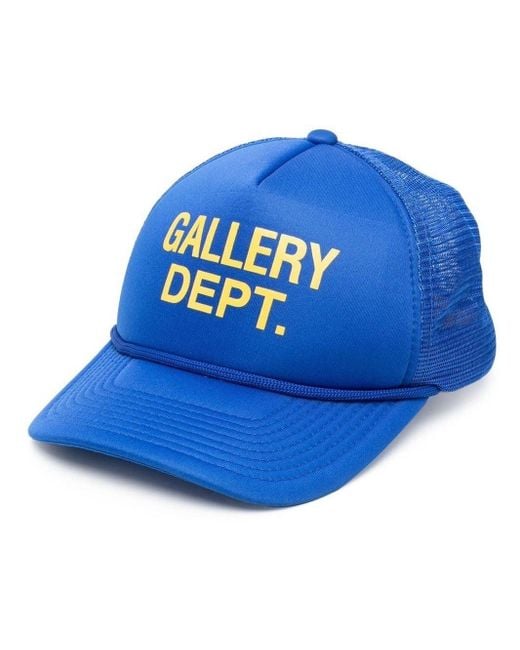 GALLERY DEPT. Blue Logo Embroidered Cap for men