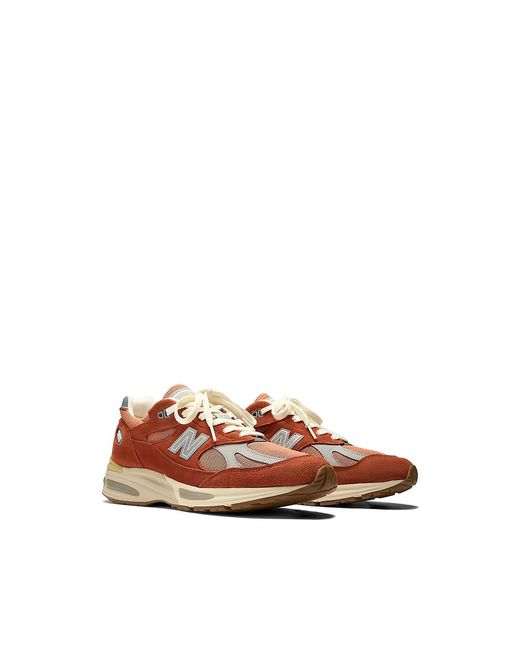 New Balance Brown Sneakers Leather for men