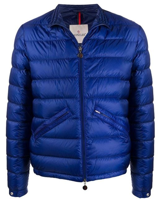 Moncler Blue Down Agay Jacket for men