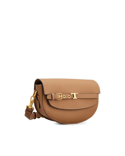 Tod's Brown Neutrals Shoulder Bags