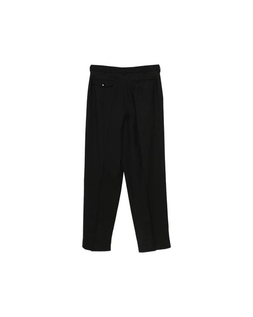 Magliano Black Pleated Trousers for men