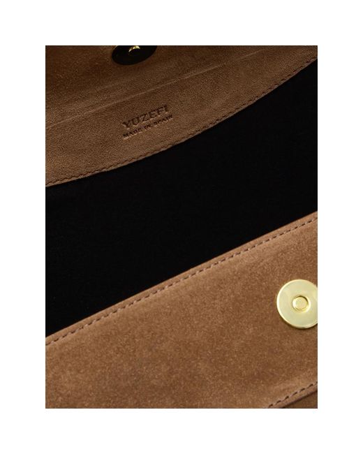 Yuzefi Brown Leather Tote Bag
