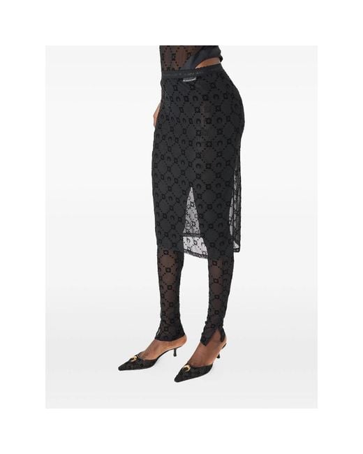 MARINE SERRE Black Trousers