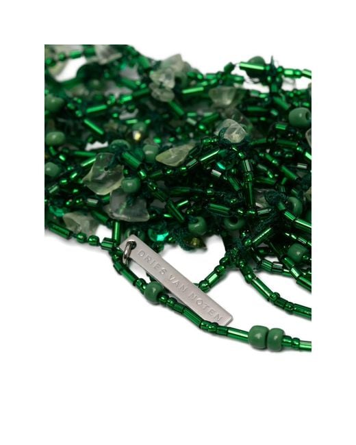 Dries Van Noten Green Scarves