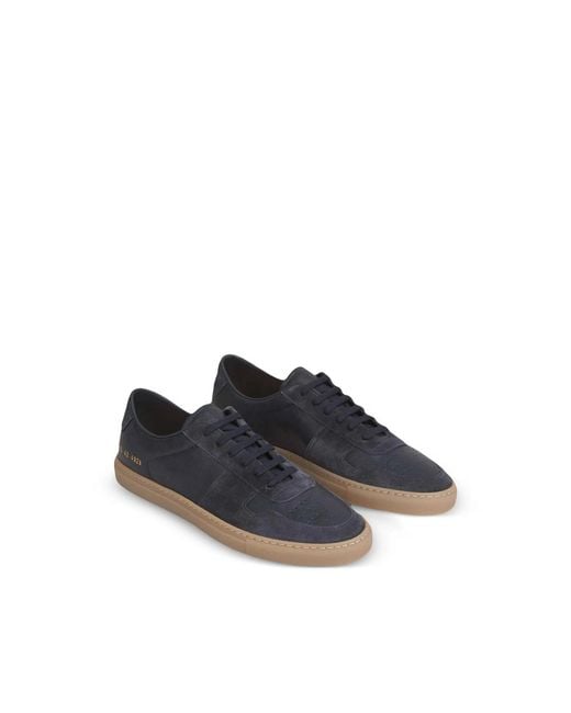 Common Projects Blue Perforated Panelled Sneakers for men